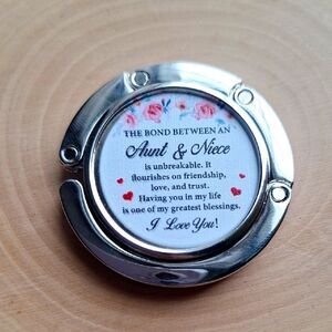 Metal Silver Purse Hook